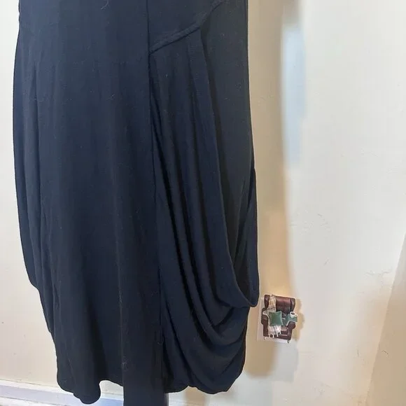 Philsophy Dress Women’s Size Large Midi Length Pockets Raw Hem Sleeve Zipper - Picture 7 of 13